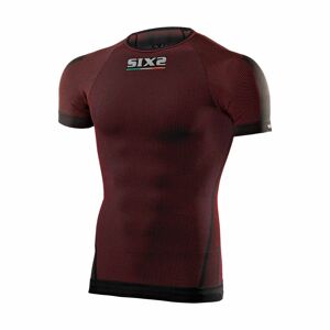 SIX2 Cyklistické tričko s krátkym rukávom - TS1 - červená S
