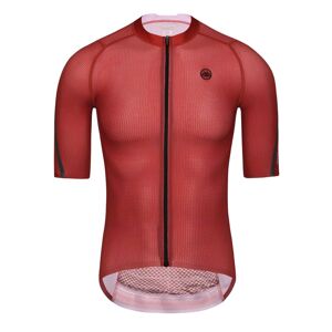 MONTON Cyklistický dres s krátkym rukávom - PRO CARBONFIBER - červená L