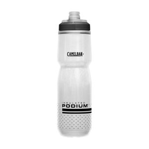CAMELBAK Cyklistická fľaša na vodu - PODIUM CHILL 0,71L - biela/čierna