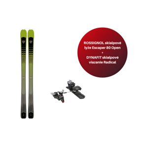 ROSSIGNOL Skialpové lyže Escaper 80 Open set Farba: Zelená + pásy, Veľkosť: 169