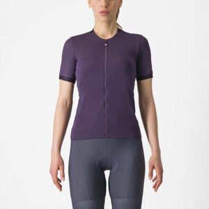 CASTELLI Cyklistický dres s krátkym rukávom - LIBERA - fialová S