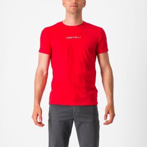 CASTELLI Cyklistické tričko s krátkym rukávom - CLASSICO - červená XL