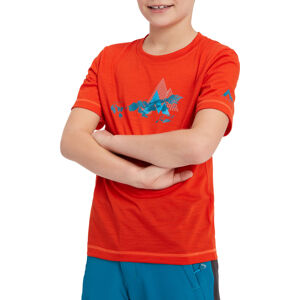 McKINLEY Chl.funkčné tričko Shane B Farba: oranžová, Veľkosť: 176
