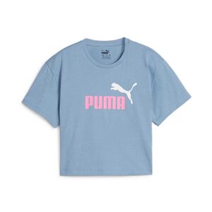 PUMA Girls Logo Die. tričko Cropped Tee Farba: Modrá, Veľkosť: 176