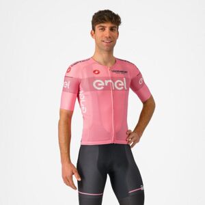 CASTELLI Cyklistický dres s krátkym rukávom - #GIRO107 RACE - ružová XL